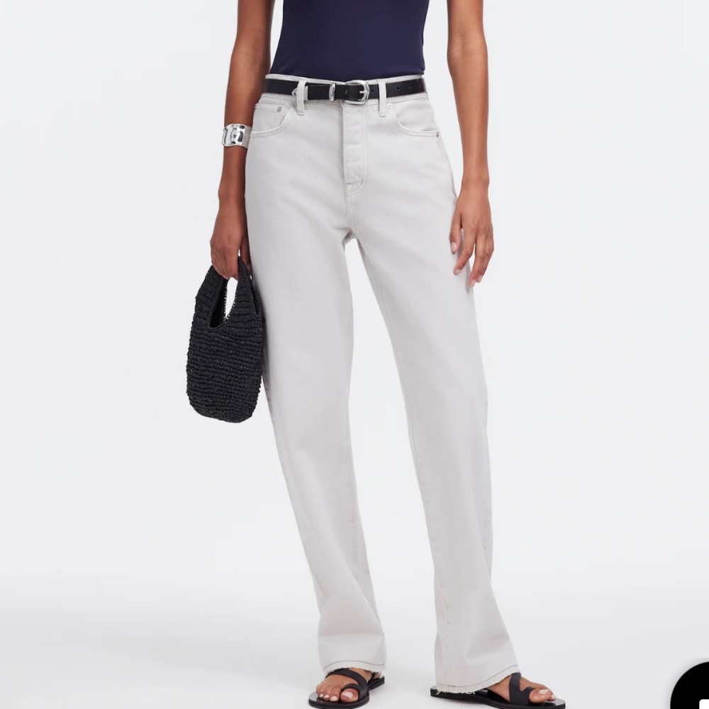 Madewell Low-Strung Straight Leg Jeans